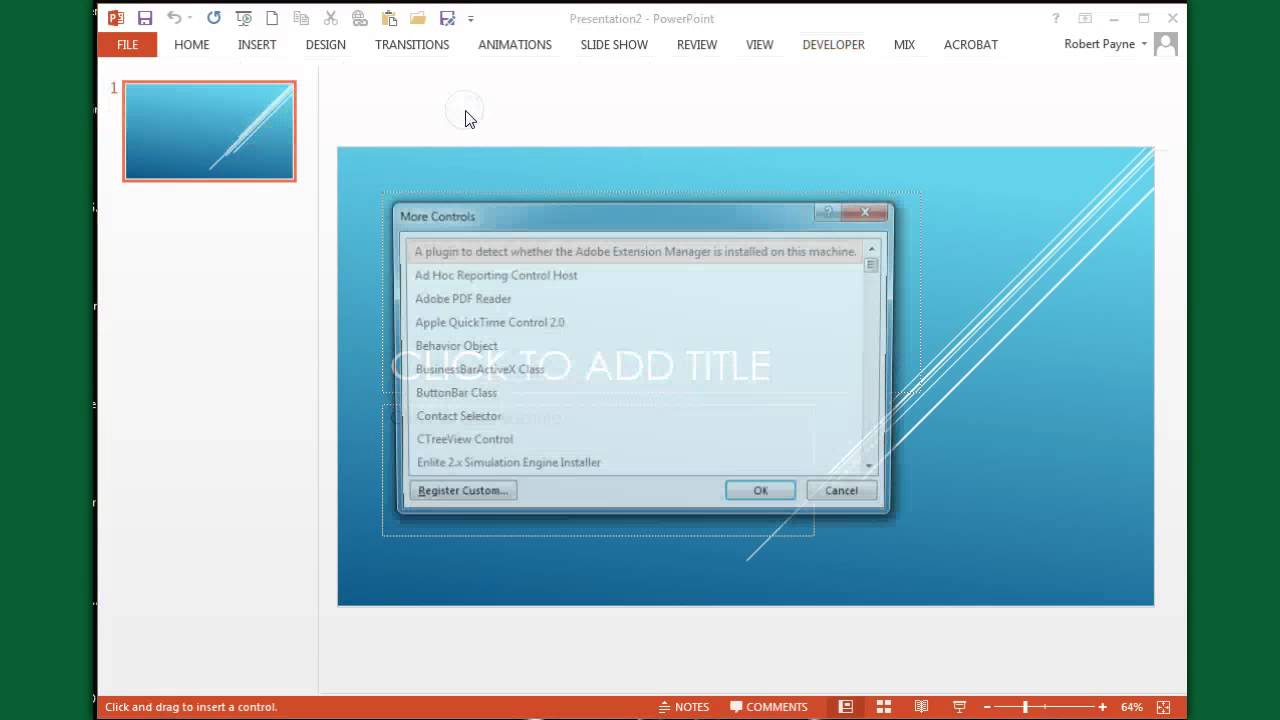 How to insert video into powerpoint